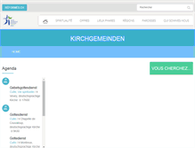 Tablet Screenshot of kirchgemeinden.eerv.ch