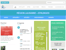Tablet Screenshot of lausanne.eerv.ch