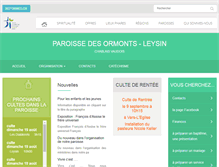 Tablet Screenshot of ormontsleysin.eerv.ch